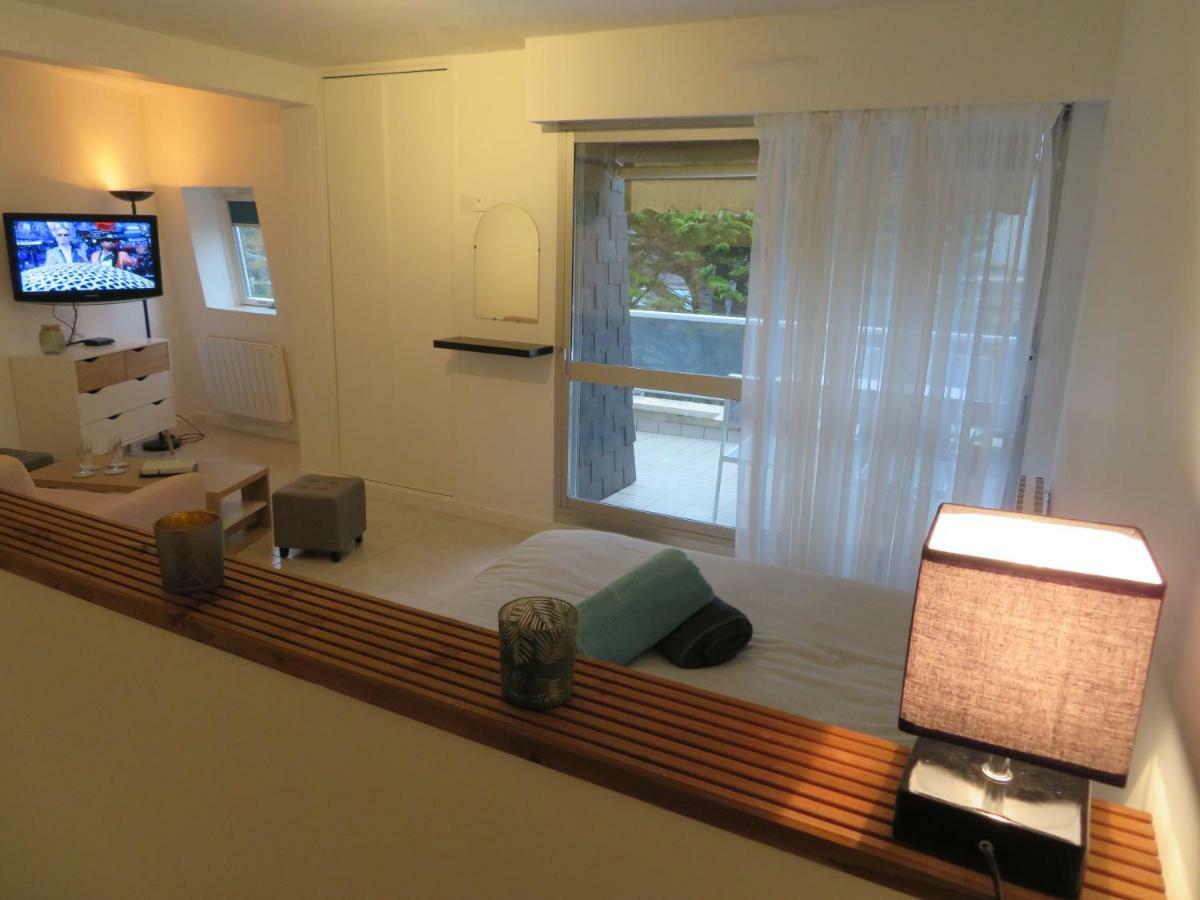 Le Studio "La Plage" 3 Etoiles Face A La Mer Bénodet エクステリア 写真